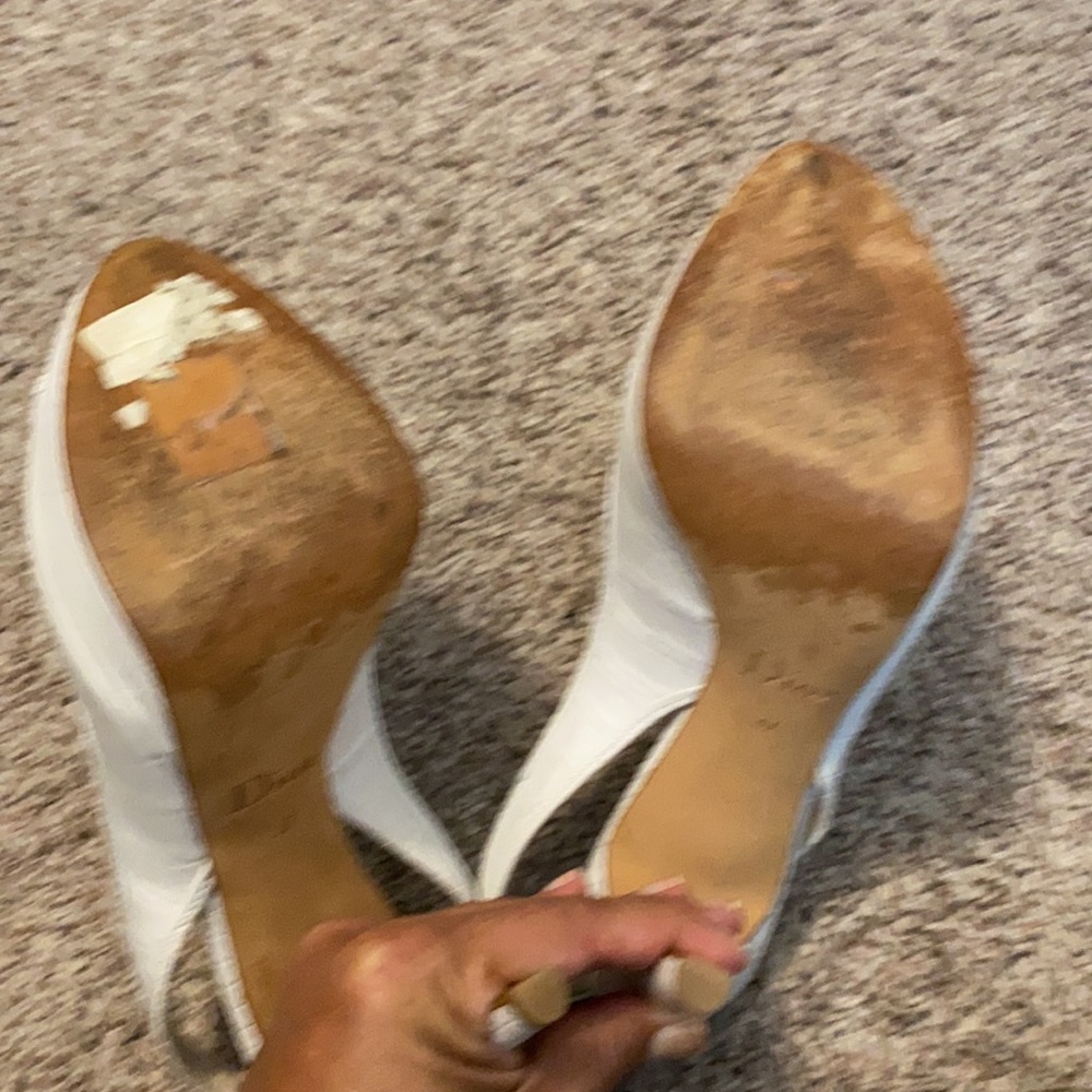 White Christian DIOR HEELS - Picture 8 of 12